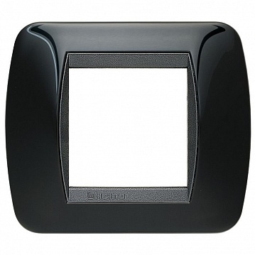 Рамка 1 пост LIVING LIGHT, черный L4802NR Bticino