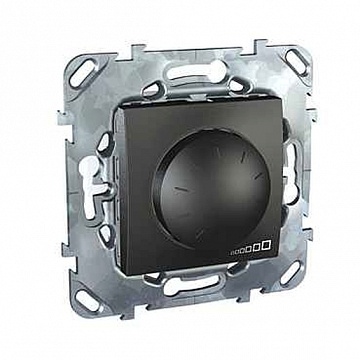 Светорегулятор поворотный UNICA TOP, 400 Вт, графит MGU5.511.12ZD Schneider Electric