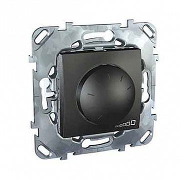 Светорегулятор поворотный UNICA TOP, 400 Вт, графит MGU5.511.12ZD Schneider Electric