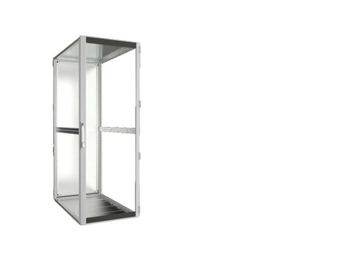 TS IT Шкаф 800х2200х1200 с обзорной и стальной дверью без 19` IP55 5516790 Rittal