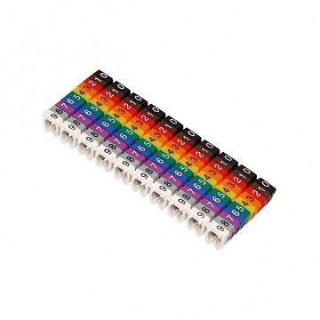 Маркер МКН-0 черный 4мм² (1000шт/упак) UMK04-02-0 IEK