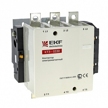 Контактор КТЭ 3P 265А 400/230 AC 132кВт ctr-b-265 EKF