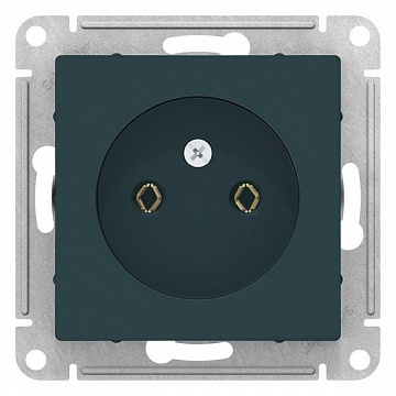 Розетка ATLASDESIGN, скрытый монтаж, изумруд ATN000841 Schneider Electric