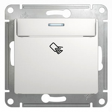 Карточный выключатель GLOSSA, белый GSL000169 Schneider Electric