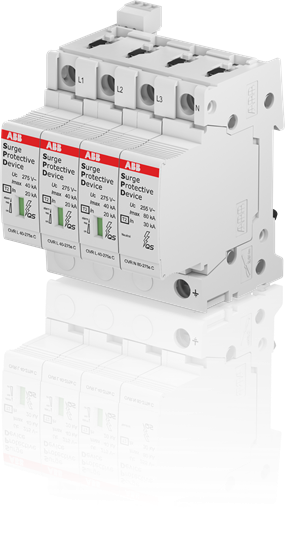 Ограничитель перенапряжения УЗИП OVR T2 3N 40-275s P TS QS 2CTB815704R0800ABB