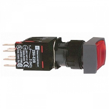 Кнопка Harmony 16 мм² 24В, IP65, Красный XB6DW4B2B Schneider Electric