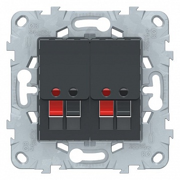 Аудио-розетка UNICA NEW, антрацит NU548954 Schneider Electric
