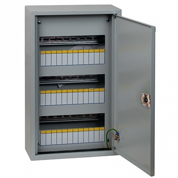 Распределительный шкаф Basic, 12 мод., IP31, навесной, металл mb23-1/12-bas EKF