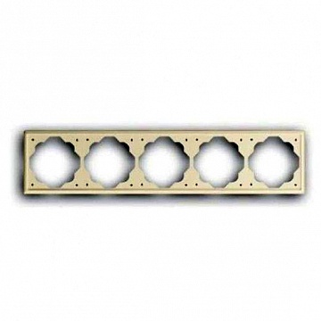 Рамка 5 постов IMPULS, слоновая кость 1754-0-4316 ABB