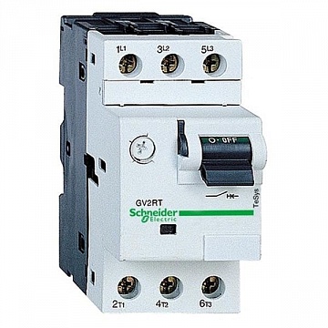 Силовой автомат для защиты электродвигателя TeSys GV2 10А 3P GV2RT14 Schneider Electric