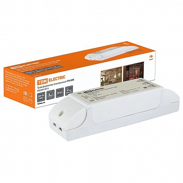 Трансформатор электронный ТЭ-200 220В/12В 70-200Вт SQ0360-0013 TDM