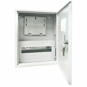 Распределительный шкаф Народный, 12 мод., IP31, навесной, металл, серая дверь SQ0905-0801 TDM