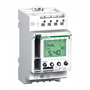 Реле ВРЕМ ЭЛЕКТРОН IHP 1C 24Ч + 7ДН 1КАН CCT15400 Schneider Electric