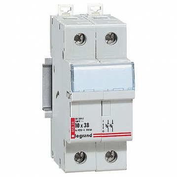 Держатель плавких вставок 2П 10х38 500В 005828 Legrand