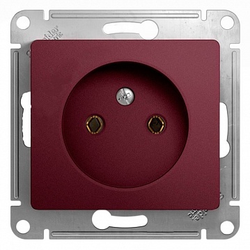 Розетка GLOSSA, скрытый монтаж, баклажановый GSL001141 Schneider Electric