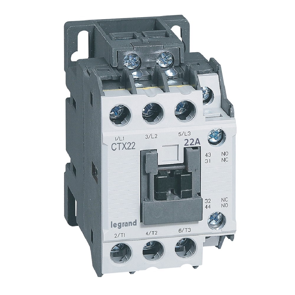Контактор CTX³ 22 3P 22A 1но1нз ~24В 416110 Legrand