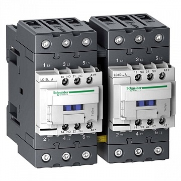 Реверсивный контактор TeSys LC2D EVERLINK 3P 65А 440/24В DC 30кВт LC2D65ABD Schneider Electric