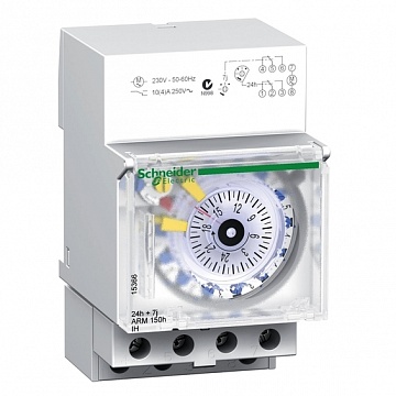 Реле времени электро механическое IH 24Ч + 7ДН 2КАНАЛА 15366 Schneider Electric