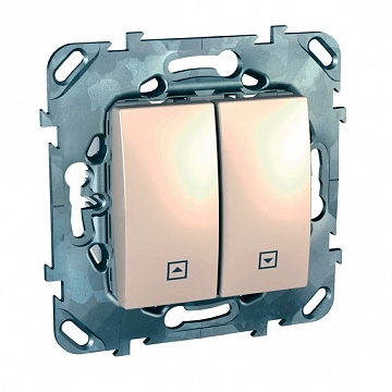 Выключатель для жалюзи UNICA, бежевый MGU5.207.25ZD Schneider Electric
