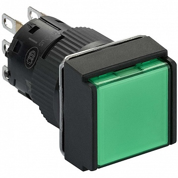 Кнопка Harmony 16 мм² 12В, IP65, Зеленый XB6ECW3J1P Schneider Electric