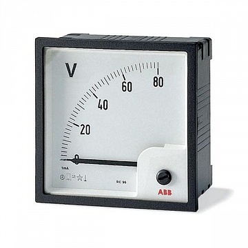 Вольтметр щитовой ABB VLM 15В DC, аналоговый, кл.т. 1,5 2CSG213050R4001 ABB