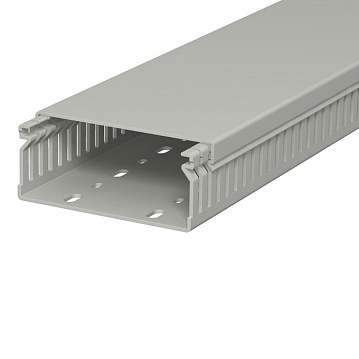 Распределительный кабельный канал LK4 40x100x2000 мм (ПВХ,серый) Тип: LK4 40100 (упак. 24 м) 6178018 OBO Bettermann