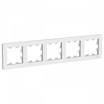 Рамка 5 постов ATLASDESIGN, белый ATN000105 Schneider Electric