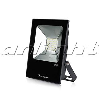 светодиодный прожектор AR-FLAT-ICE-30W-220V Warm (Black, 120 deg), 23581 023581 Arlight