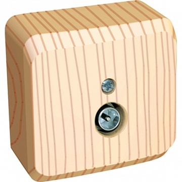 Розетка TV ЭТЮД, оконечная, сосна TVA-002D Schneider Electric