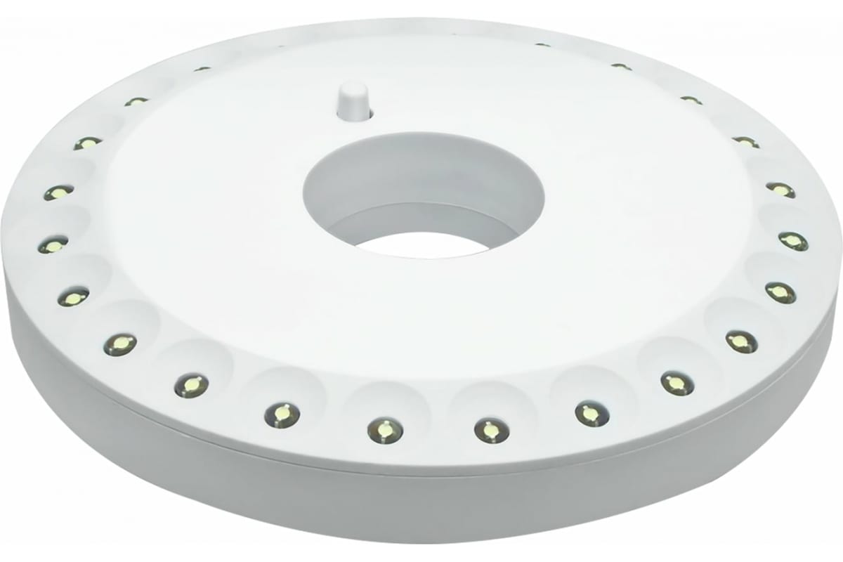 Фонарь кемпинговый LED 24LED 300 Лм белый магнит и карабин 3xAA модель GFL003 GF003 Gauss