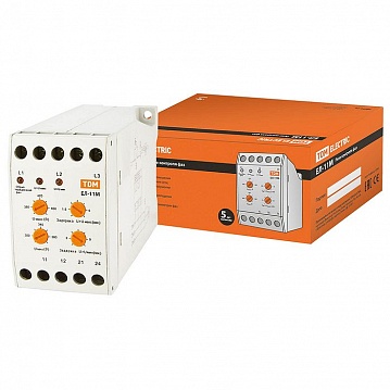 Реле контроля фаз серии ЕЛ-11М-3х380В (1нр+1нз контакты) SQ1504-0014 TDM
