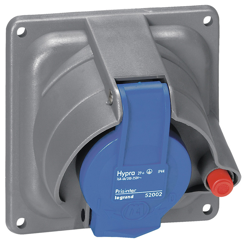 Встраиваемая розетка Hypra Prisinter - IP 44/55 - 3К+З - 63 А - пластик 053602 Legrand
