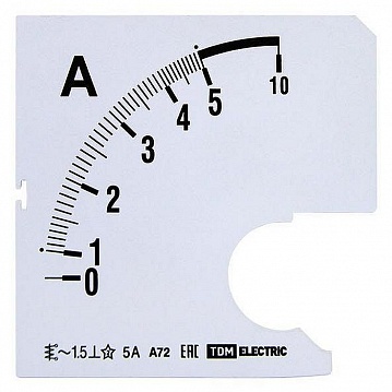Шкала Ш72 400/5А-1,5 (для А72 Х/5А) SQ1102-0199 TDM