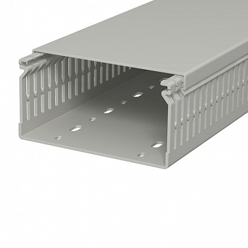 Распределительный кабельный канал LK4 N 60x120x2000 мм (ПВХ,серый) Тип: LK4 N 60120 (упак. 8 м) 6178213 OBO Bettermann