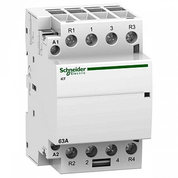 Модульный контактор iCT 4P 63А 400/240В AC A9C20868 Schneider Electric