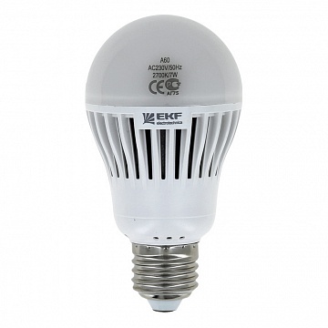 Лампа светодиодная FLL-ECO-A 5W 4000К A50 E27 Simple FLL-ECO-A50-5-230-4K-E27 EKF