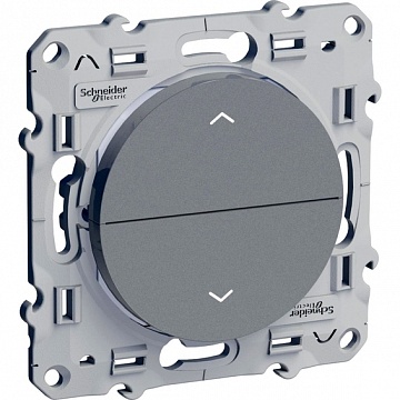 Выключатель для жалюзи кнопочный ODACE, алюминий S53R207 Schneider Electric
