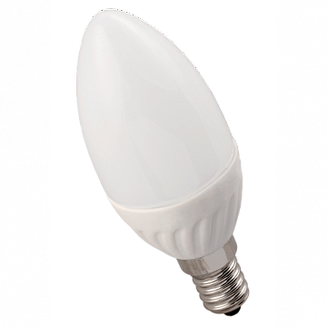 Лампа светодиодная C35 свеча 3.5 Вт 250 Лм 230 В 3000 К E14 код. LL-C35-4-230-30-E14-FR IEK