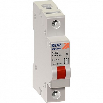 Лампа сигнальная OptiDin SL63-W-48AC/DC-УХЛ3 138624 КЭАЗ
