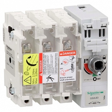 Рубильник с предохранителем TeSys GS 160А 3P, B1, B2 GS2LB3 Schneider Electric