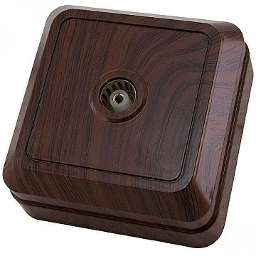Розетка TV ЛАДОГА, одиночная, бук SQ1801-0042 TDM
