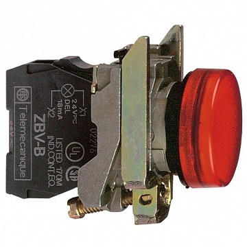 Лампа сигнальная Harmony, 22мм² 24В, AC/DC XB4BVB4EX Schneider Electric