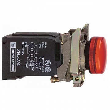 Лампа сигнальная Harmony, 22мм² 400В, AC XB4BV5B4 Schneider Electric