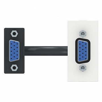 Розетка VGA UNICA MODULAR, белый NU343218 Schneider Electric