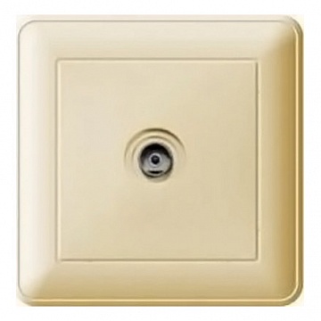 Розетка TV W59, одиночная, слоновая кость RTS-151-28 Schneider Electric