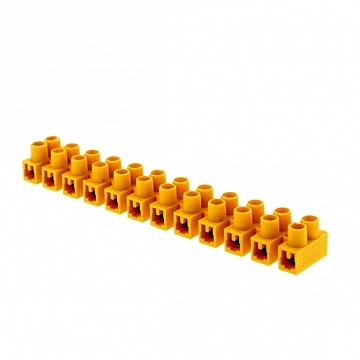 Клеммная колодка 16мм 30А полистирол желтая (уп.10шт.) plc-KK-16-30-ps-y EKF