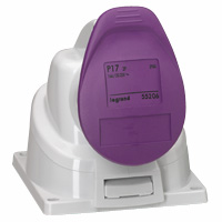 Накладная розетка - P17 Tempra Pro - IP 44 - 20/25 В~ - 32 A - 2K 055256 Legrand
