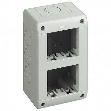 Защищенный корпус IP40, 2+2-мод. вертикальный 25404/2V Bticino