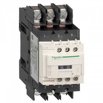 Контактор TeSys LC1D 3P 40А 400/24В DC 18.5кВт LC1D40A6BD Schneider Electric