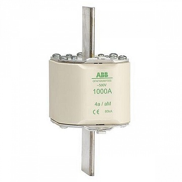 Предохранитель OFAF4AaM500 500A тип аМ размер4a, до 500В 1SCA022698R1410 ABB